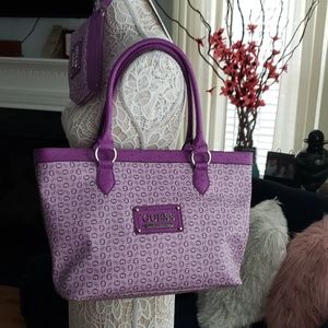 Guess purse and wristlet